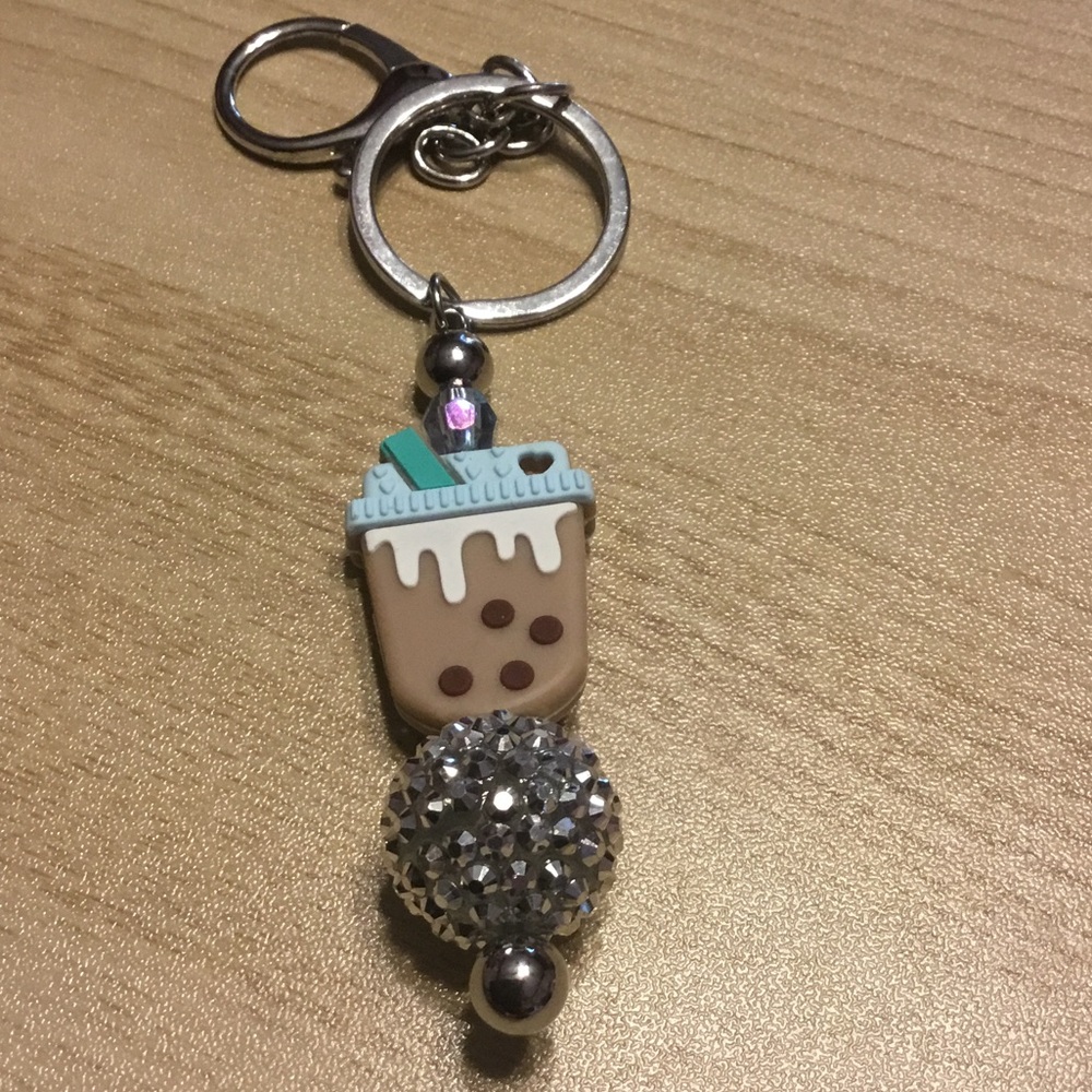 Cute Bubble Tea Keychain for Kids